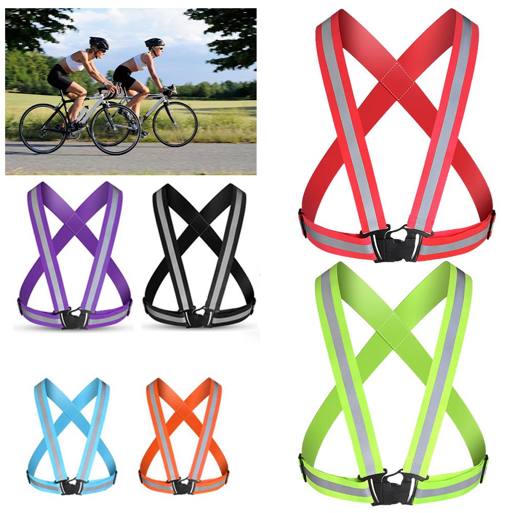 Running Gear Satisfy - Regulowane kamizelki odblaskowe do użytku na
