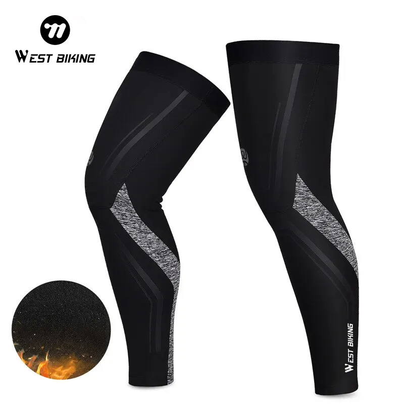 Running Gear For Winter - WEST BIKING ciepłe rękawy na nogi