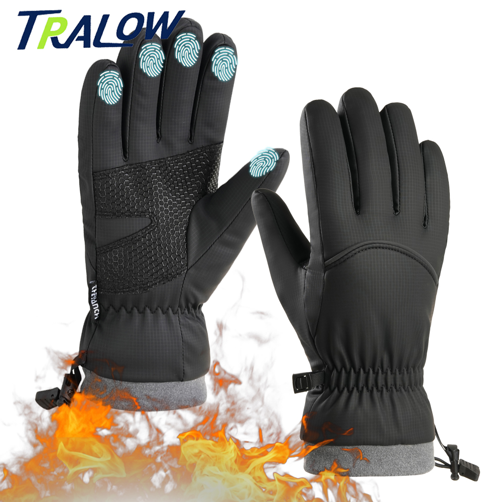 Running Gear For Winter - Rękawice narciarskie TRALOW Thermal Waterproof z