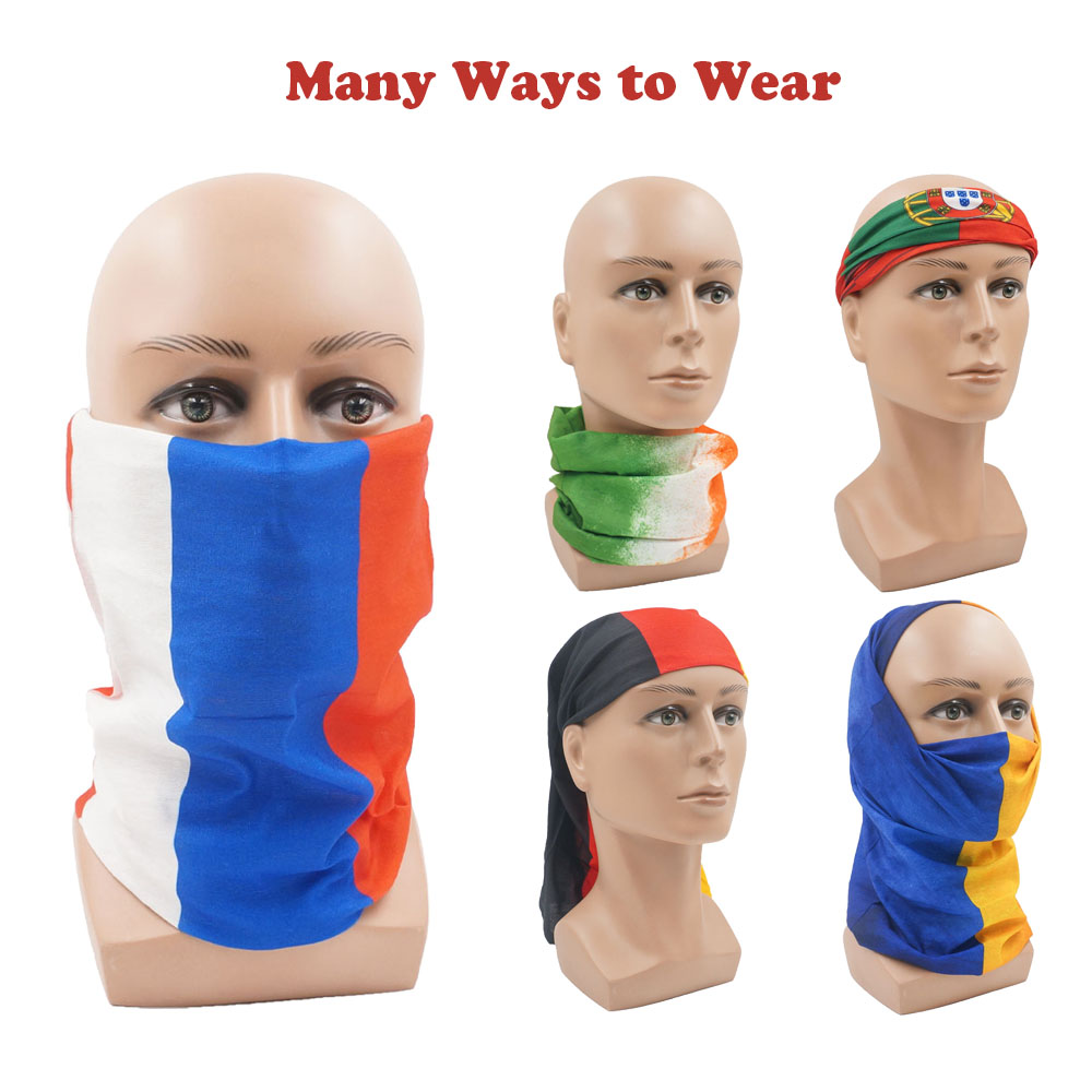 Running Gear Headband - Kraje europejskie stoją i ocieplacz na