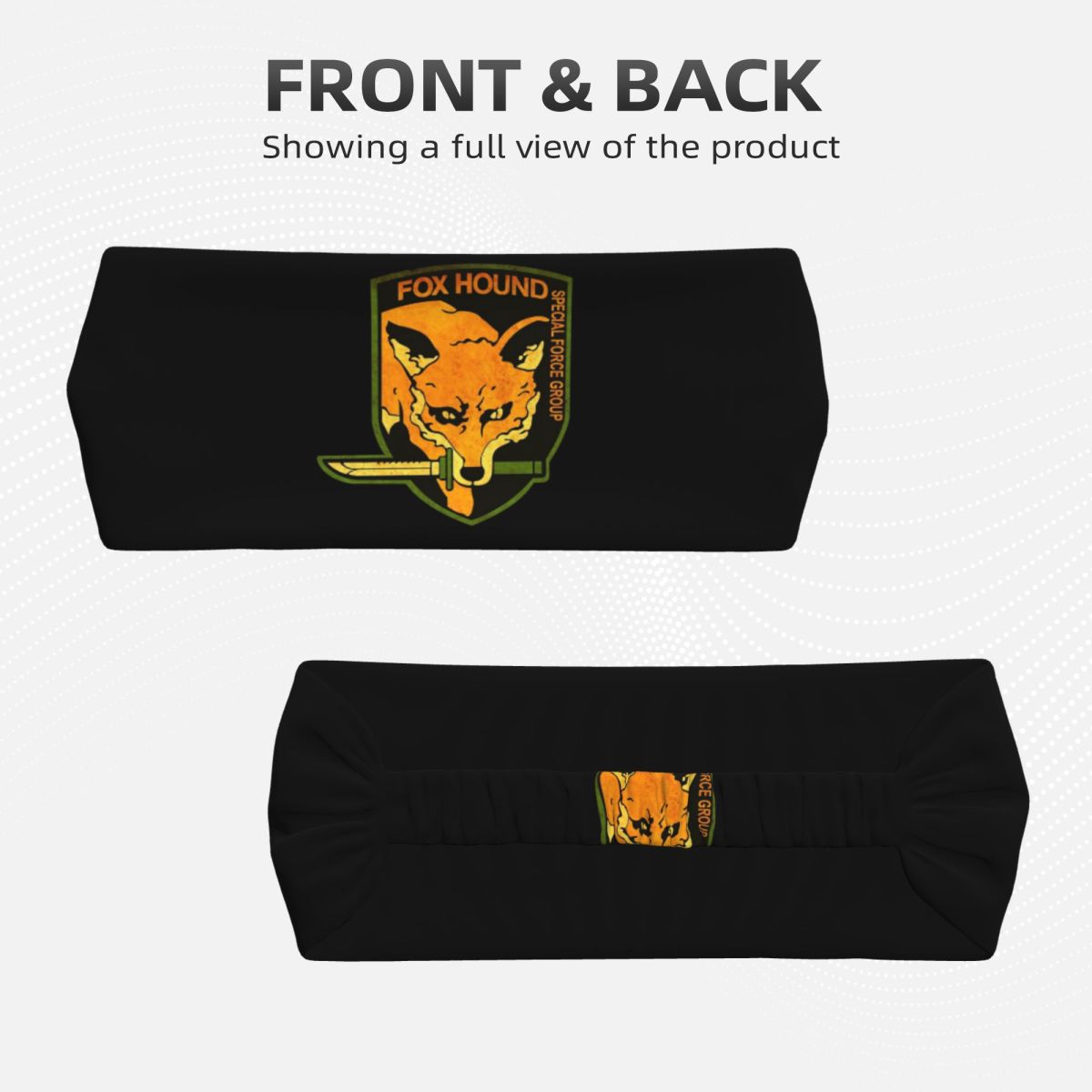 Opaska METAL GEAR SOLID Fox Ho – Running Gear Logos recenzja i cena