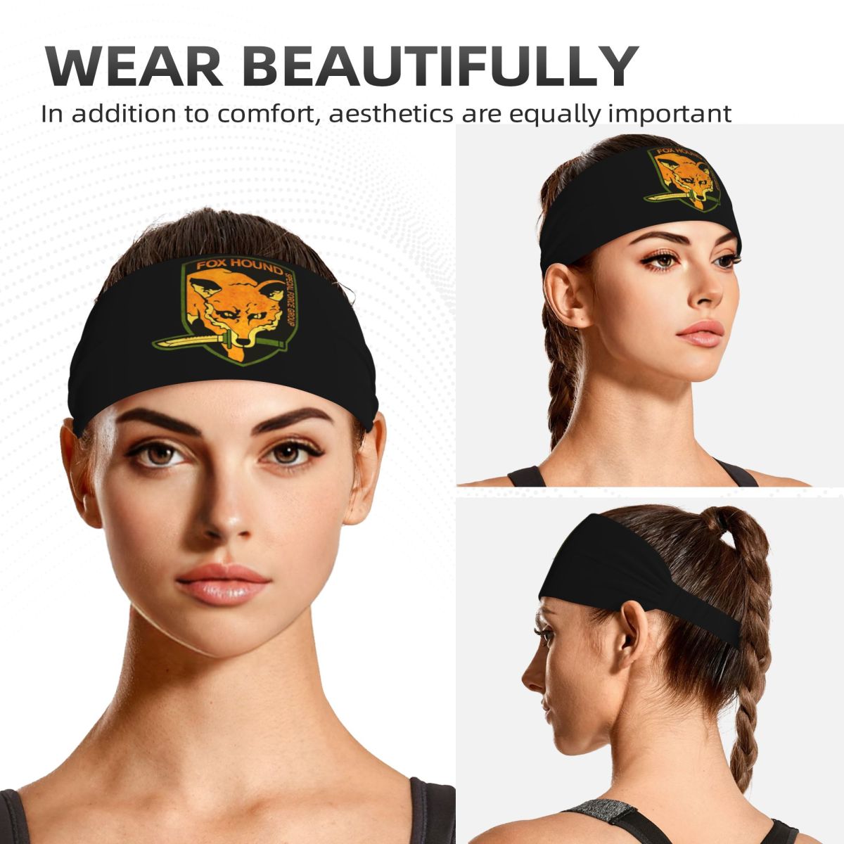 Opaska METAL GEAR SOLID Fox Ho – Running Gear Logos recenzja i cena