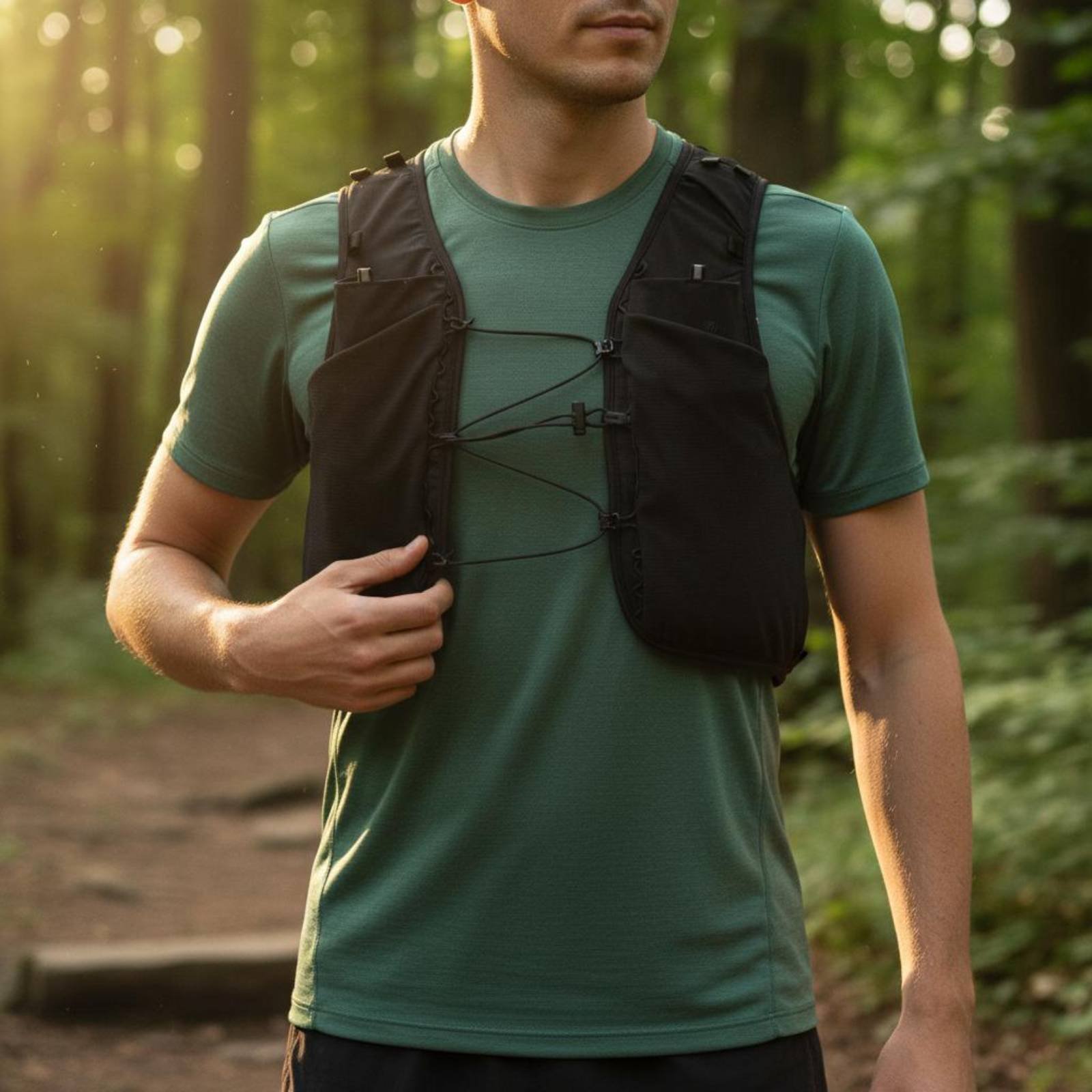 Lekka kamizelka do biegania, p – Running Gear Satisfy recenzja i cena