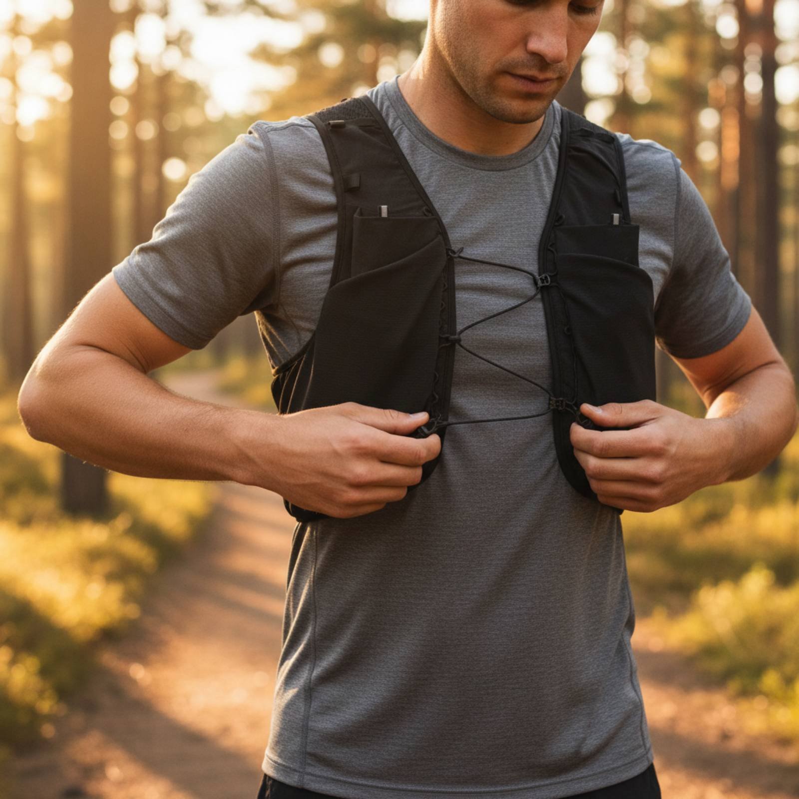 Lekka kamizelka do biegania, p – Running Gear Satisfy recenzja i cena